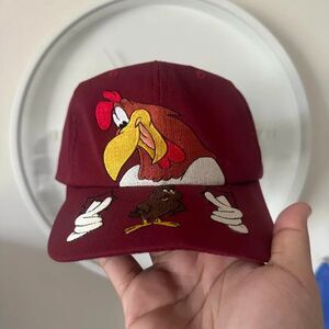 Vintage Warner Bros. Foghorn Leghorn & Henry Hawk Breakout Hat RARE !